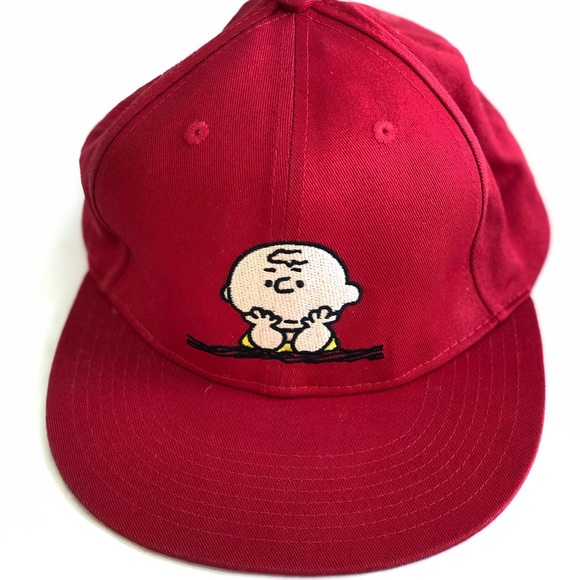 Unisex Snoopy Peanut Adjustable Snapback Baseball Cap Pink One Size